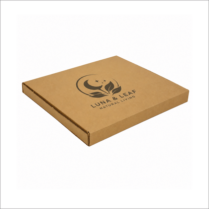 Custom Printed Brown Corrugated Postal Box, Peel & Seal, Royal Mail Large Letter Size