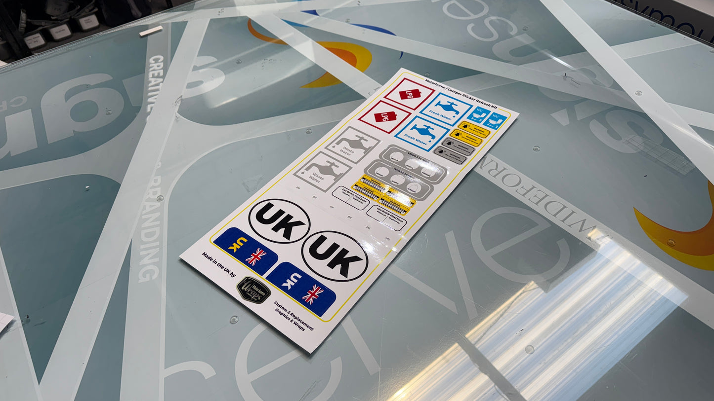 Motorhome Refresh Stickers