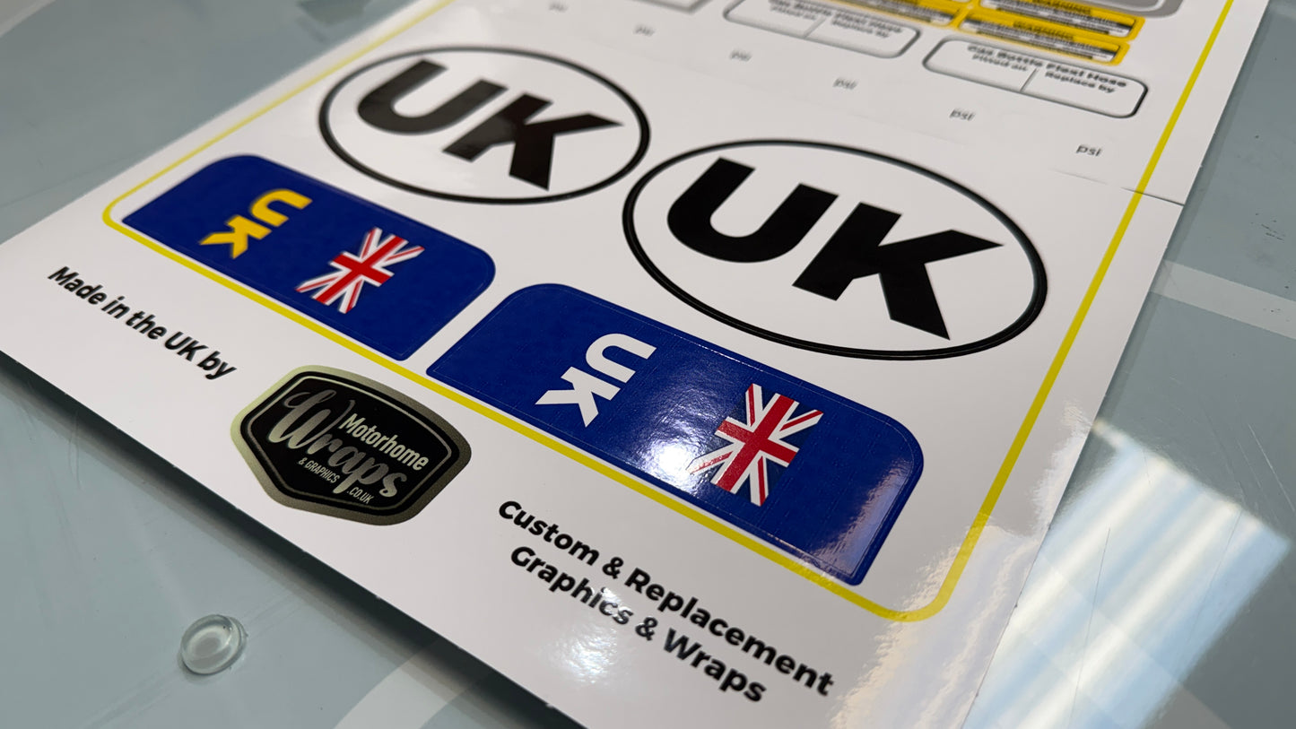 Motorhome Refresh Stickers