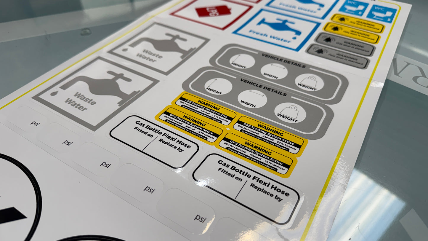 Motorhome Refresh Stickers