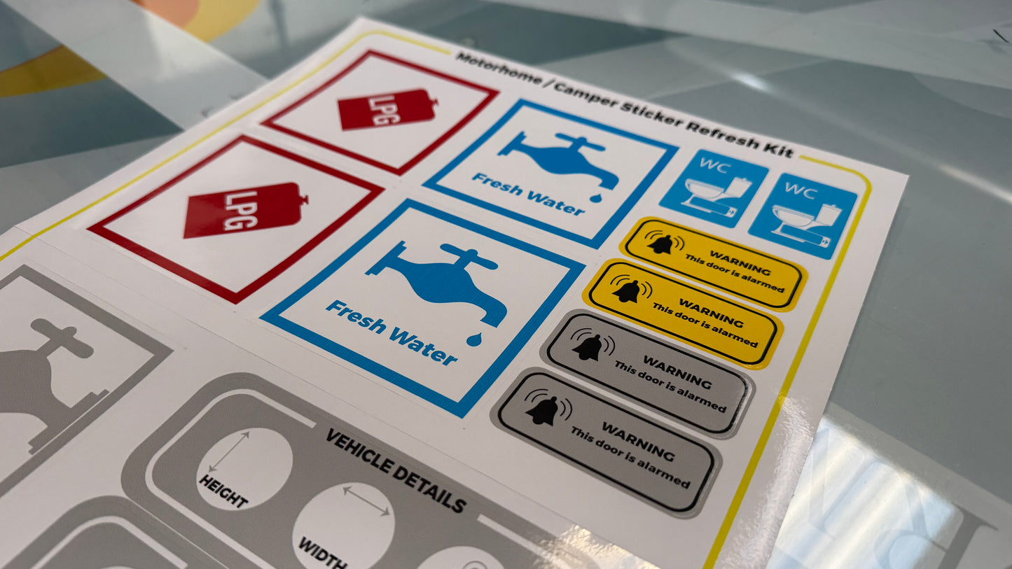 Motorhome Refresh Stickers