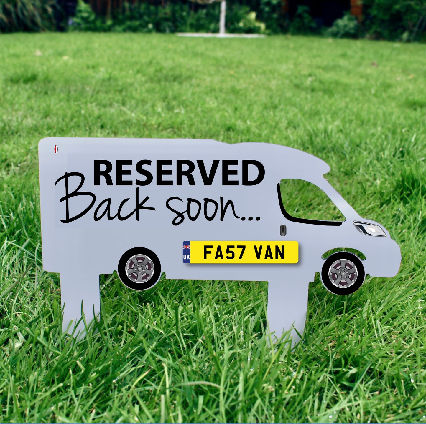 Reserved Sign for Motorhome Camper Caravan