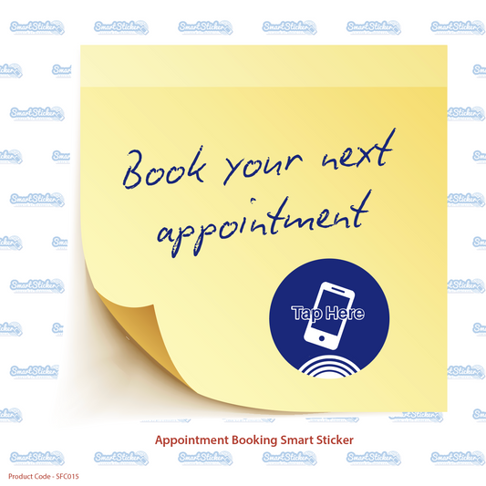 Appointment Booking Smart Sticker (Pack of 5)